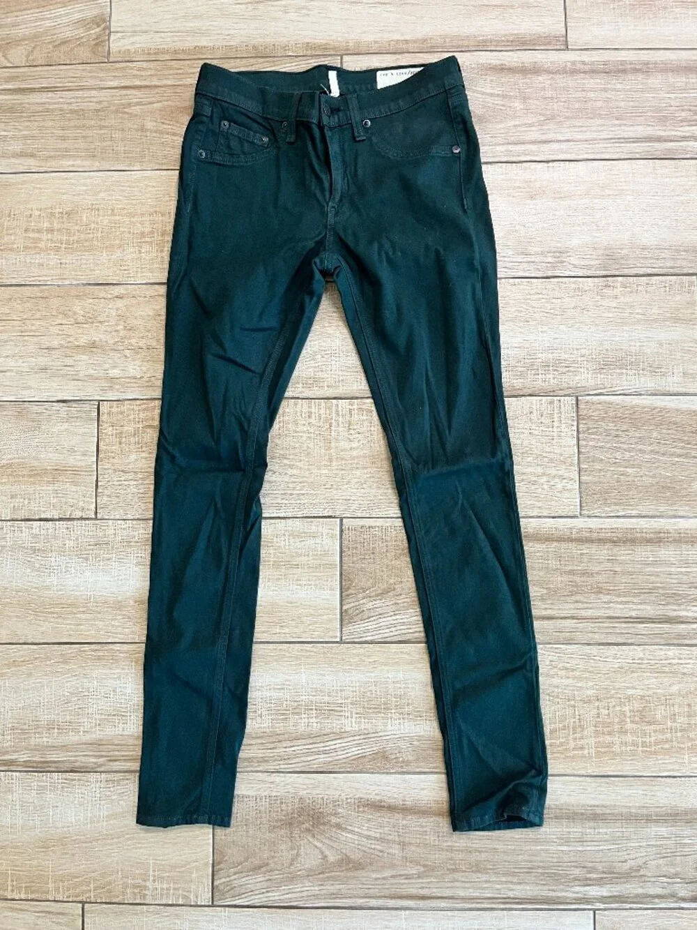 Womens Rag & Bone Dark Green Legging Jeans - 28